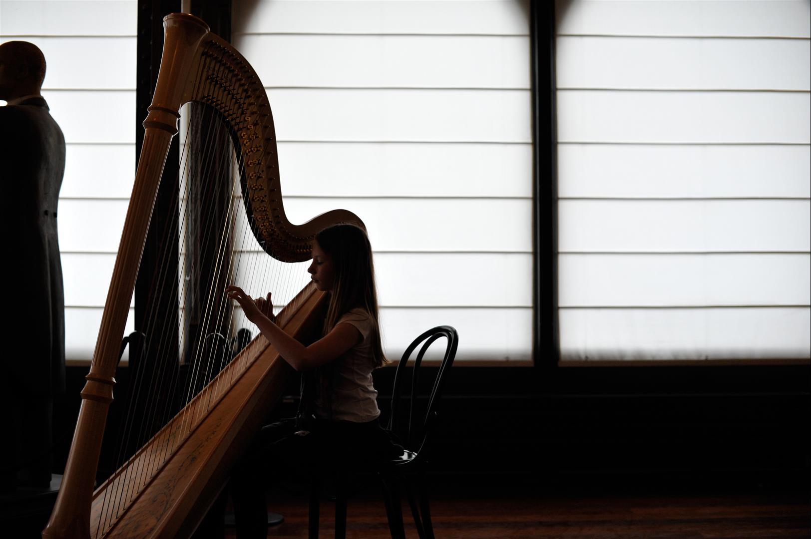 Jeune harpiste